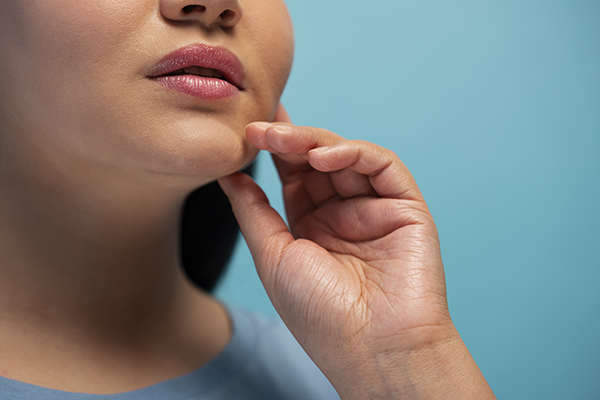 close up woman s lips